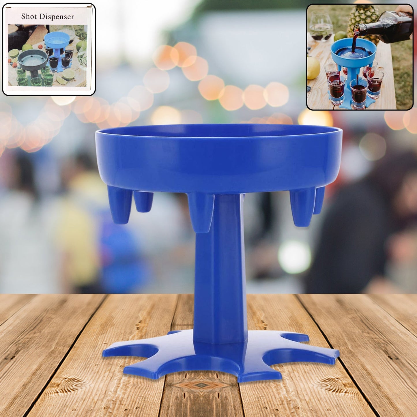 6-Way Shot Glass Dispenser