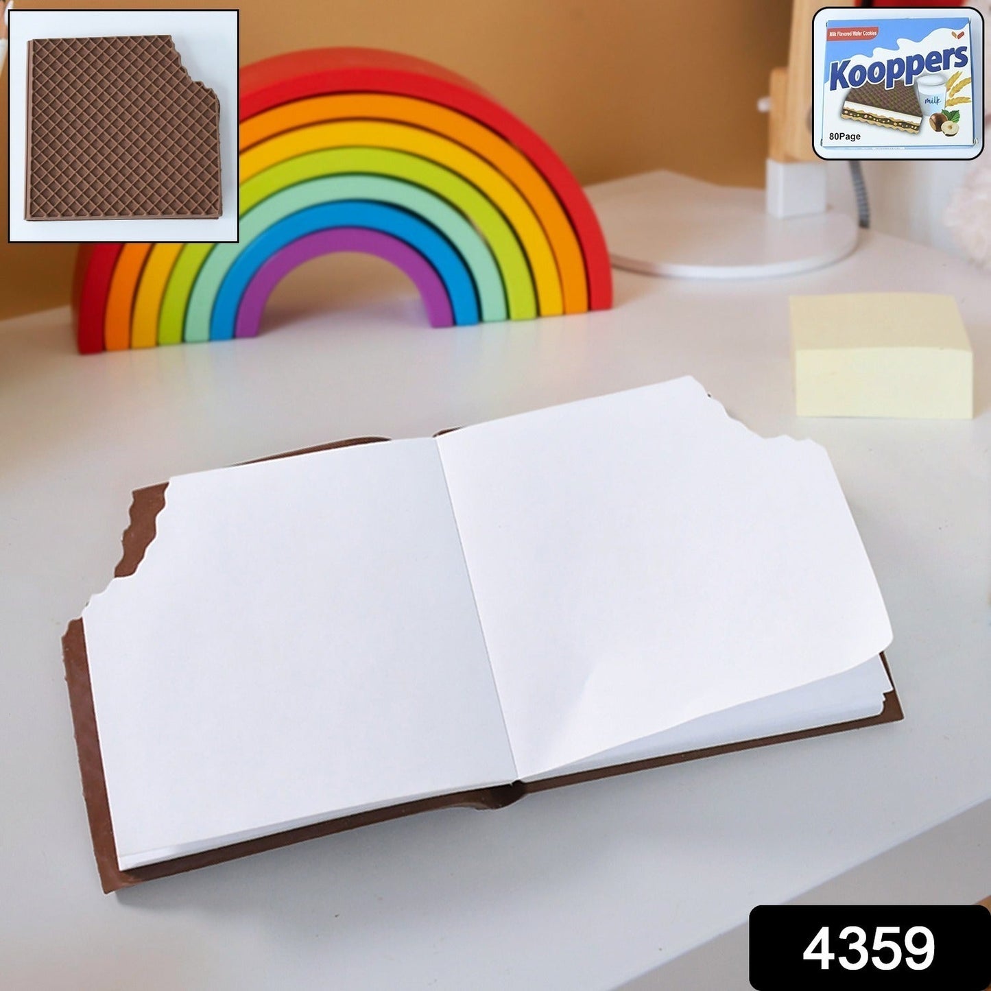 Chocolate Diary Notebooks Original Chocolate Smell Writing Practice Book Early Learning Copybook Premium Chocolate Book ( 1Pc Book )