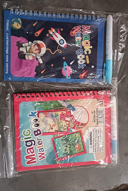 8091 Magic Water Quick Dry Book Water Coloring Book Doodle With Magic Pen Painting Board