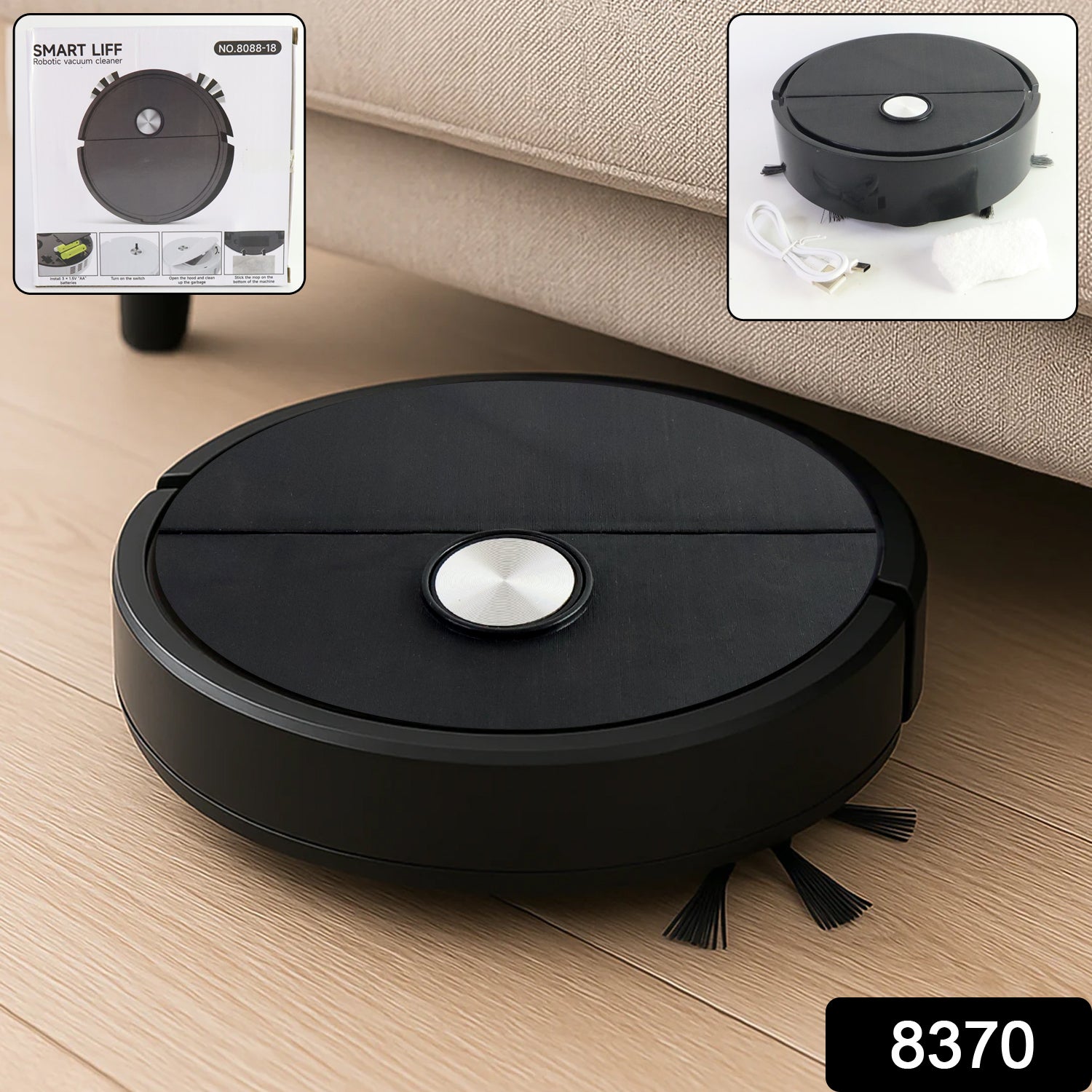 Vacuum Cleaner Sweeping Robot (1 Pc) - Image 2