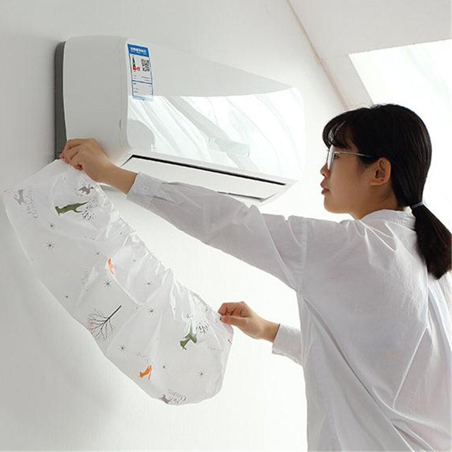 Air Conditioning Dust Cover Waterproof Folding Ac Cover - Image 3