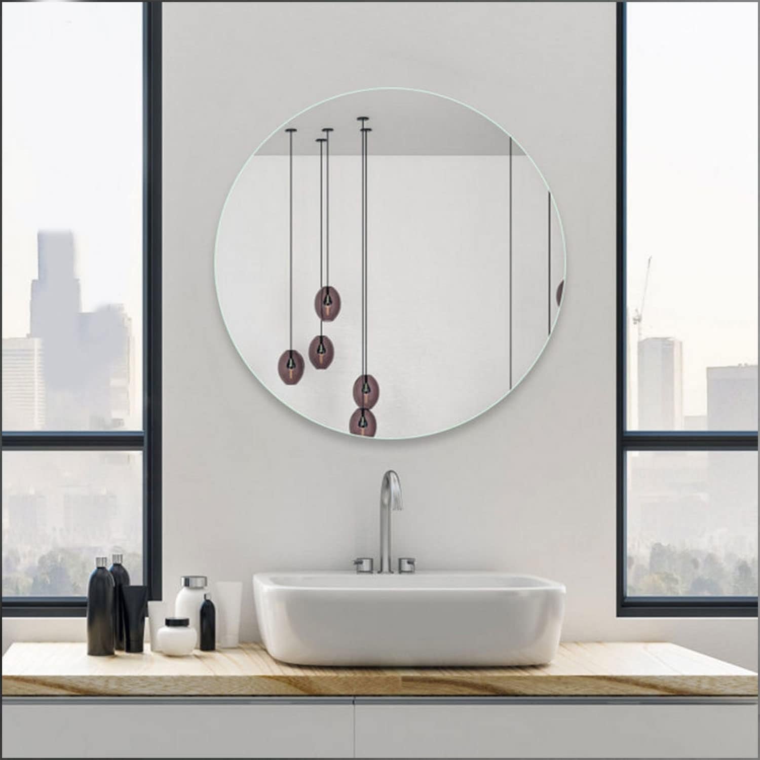 Plastic Square 3D Mirror Wall Stickers (1 Pc) - Image 4