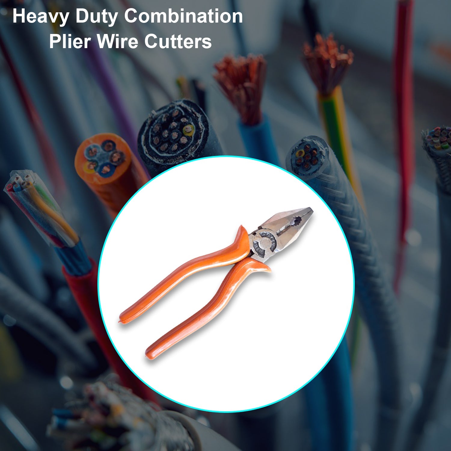 Heavy Duty Combination Plier Wire Cutters - Image 6