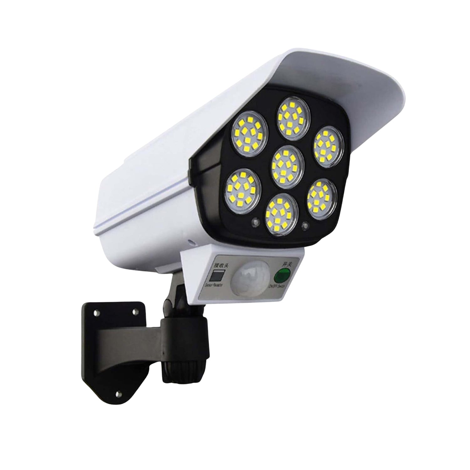 Solar Light Outdoor Motion Sensor Security Camera Shaped Dummy Wall Lamp (1 Pc) - Image 5