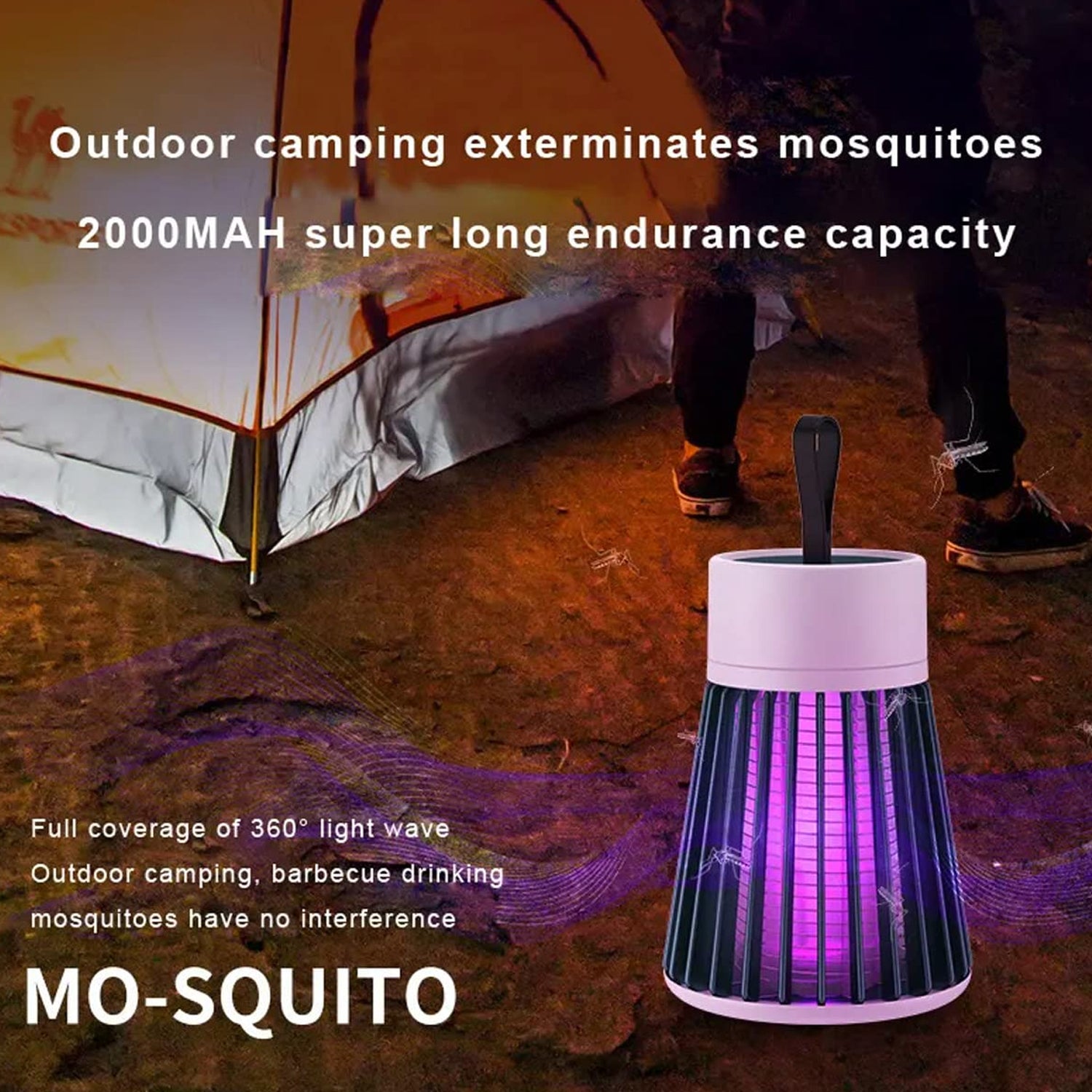 Mosquito Killer LED Lamp for Indoor & Outdoor (USB Powered) - Image 4