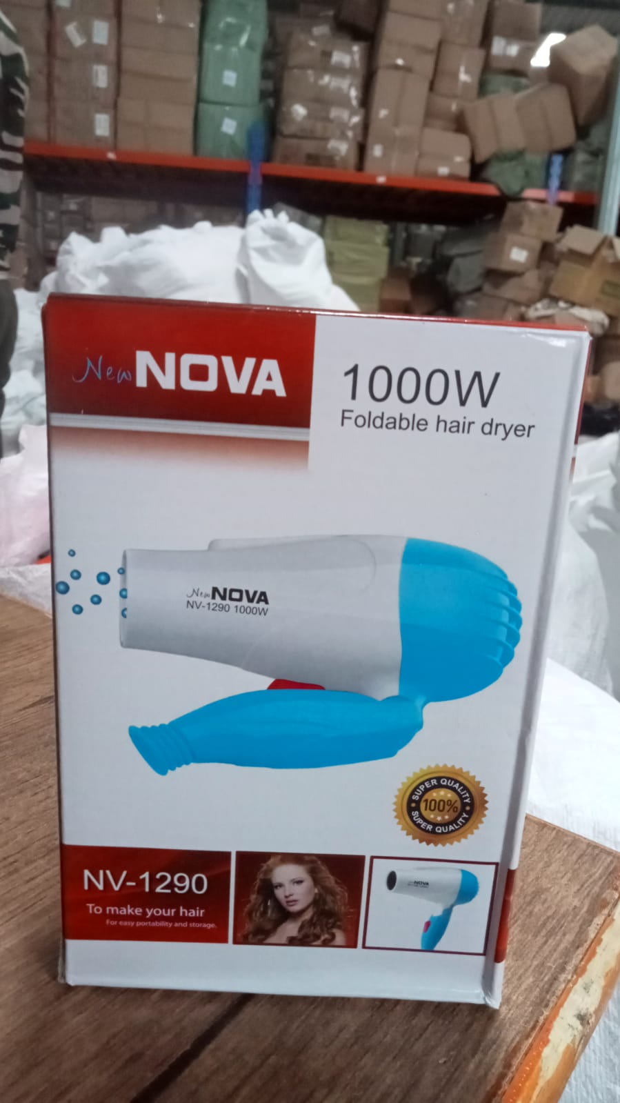 Folding Hair Dryer Hair with 2 speed control - Image 7