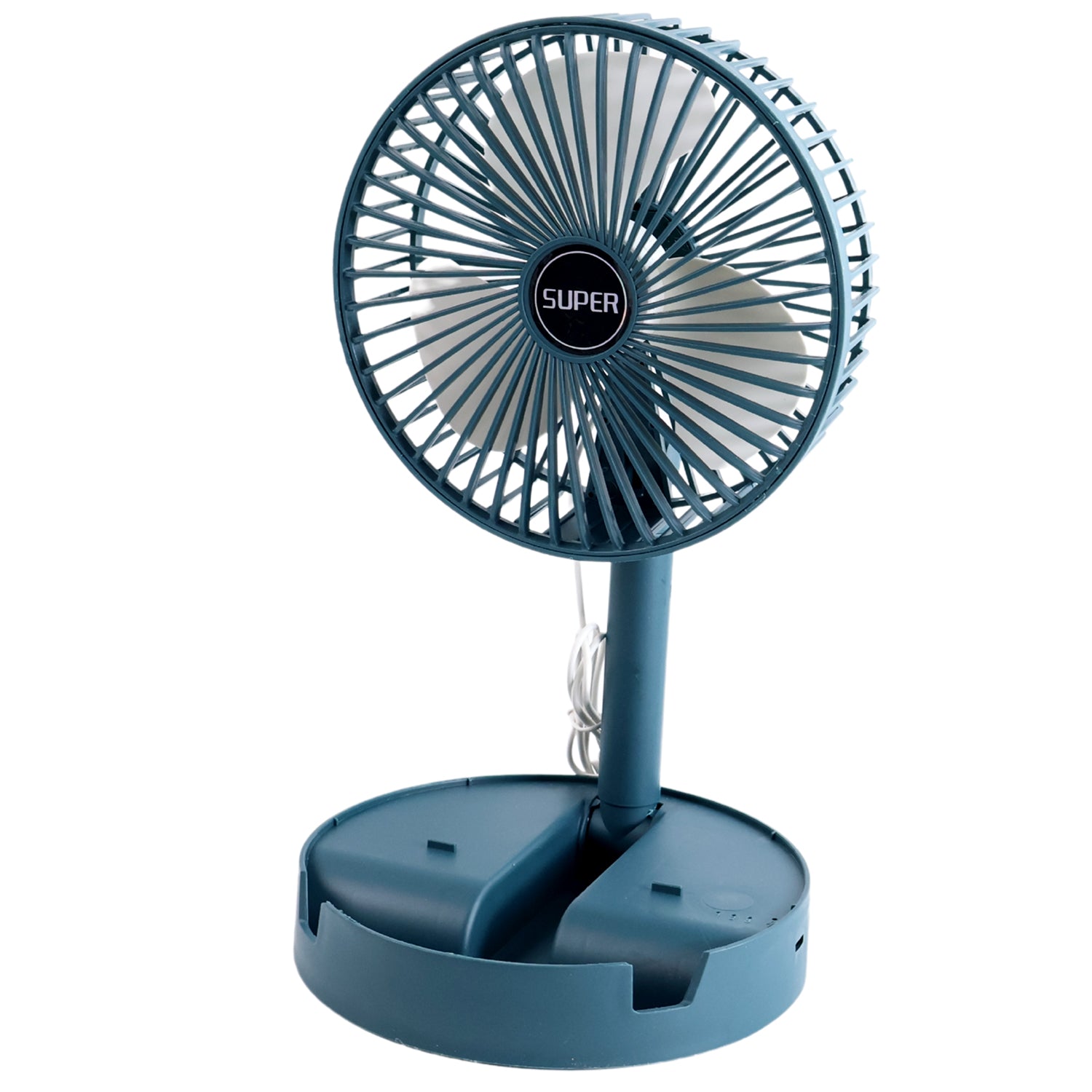 Adjustable Portable Desktop Fan - Telescopic Silent Personal Cooling for Office & Travel (Battery Not Include) - Image 5