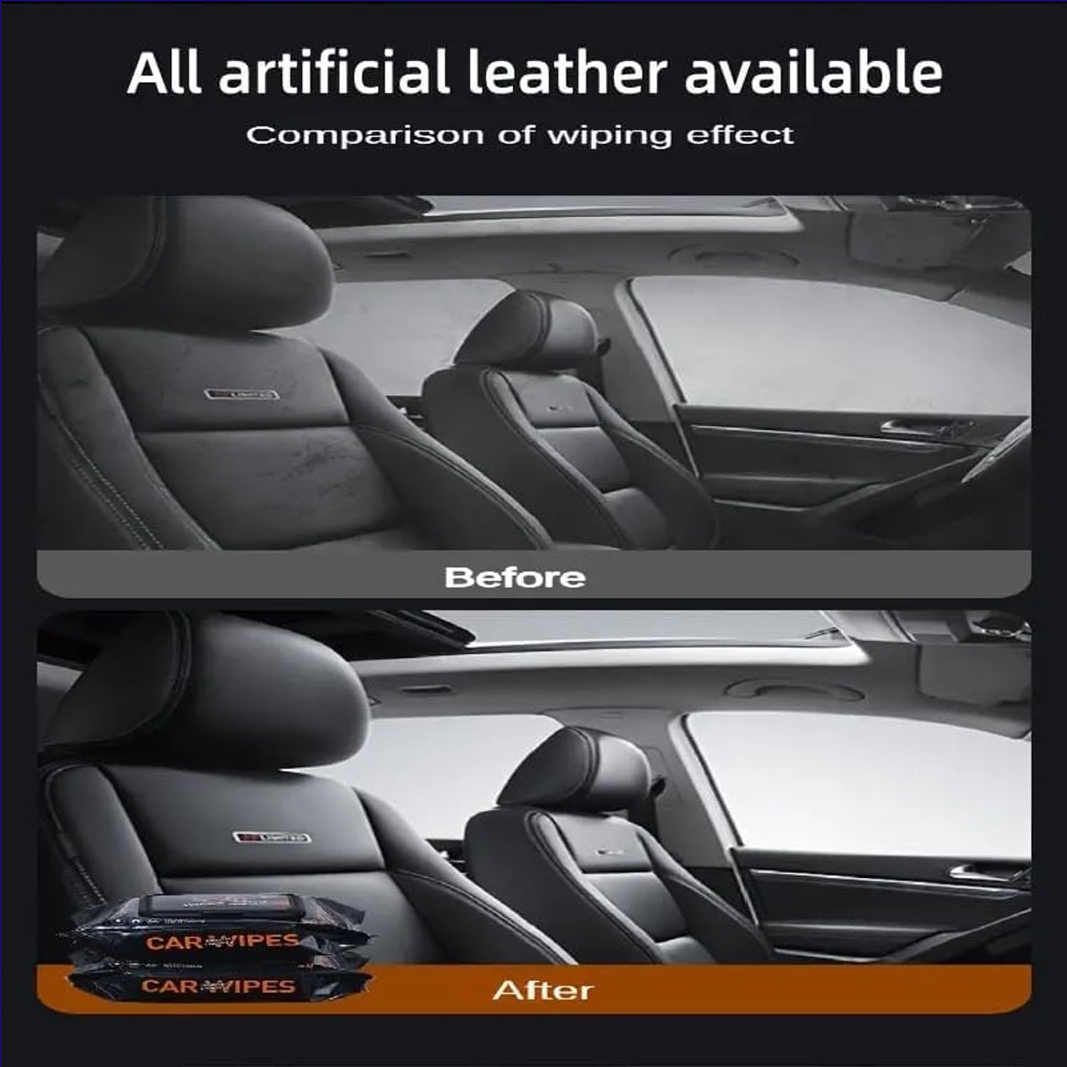 Car Dashboard Scratch Remover Tissue (80 Pcs Set) - Image 8