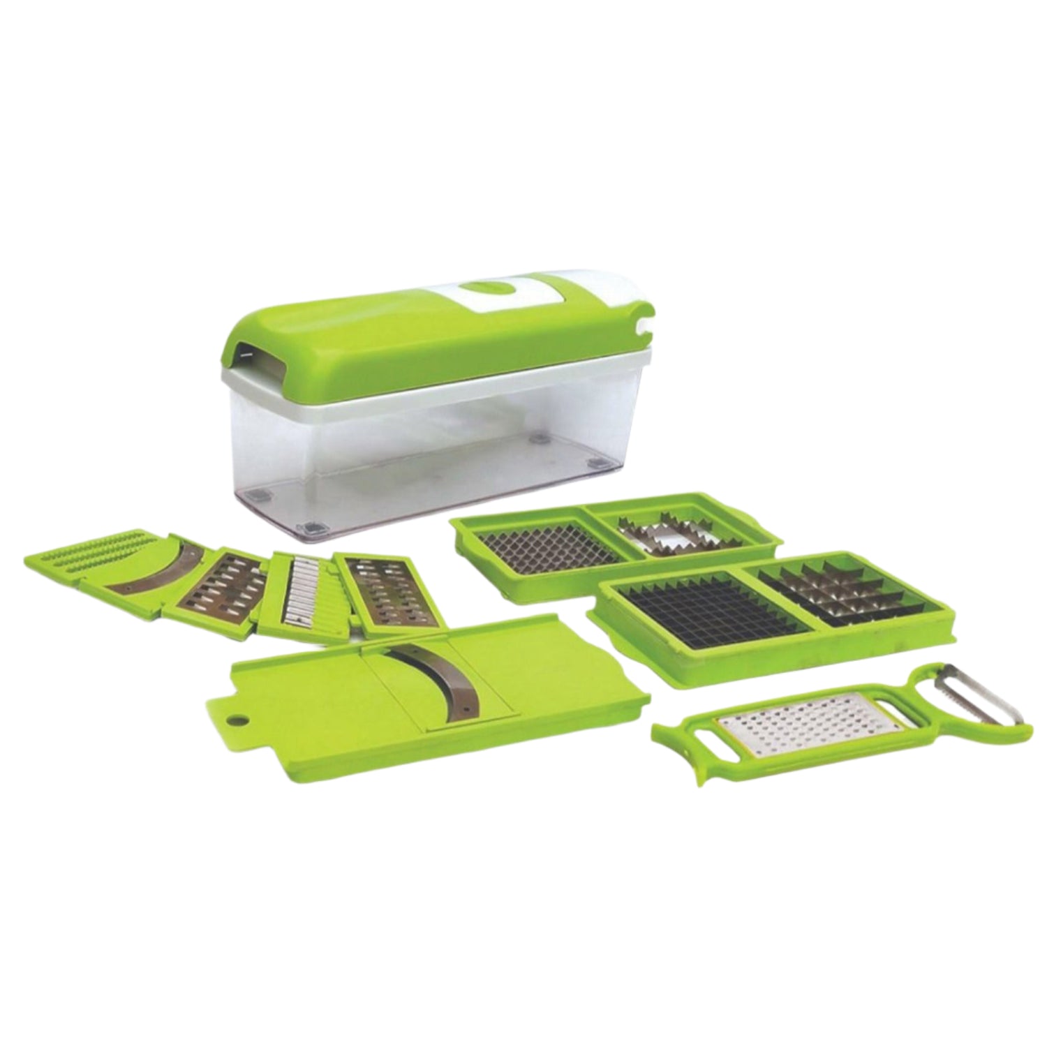 Plastic 13-in-1 Manual Vegetable Grater,Chipser and Slicer - Image 5