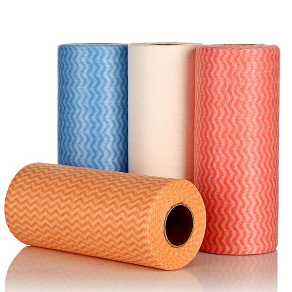 Non Wooven Fabric Disposable Handy Wipe Cleaning Cloth Roll, Tissue Roll (1Pc) - Image 11