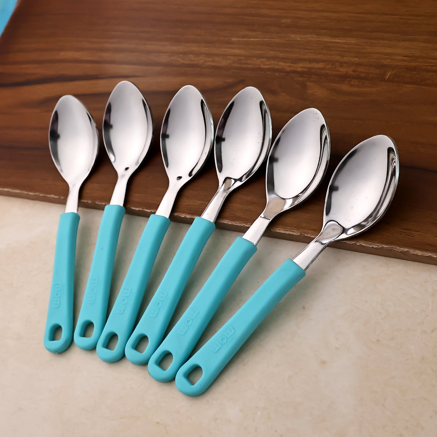 Supermom Stainless Steel Tea Spoon (6 Pc Set) - Image 5