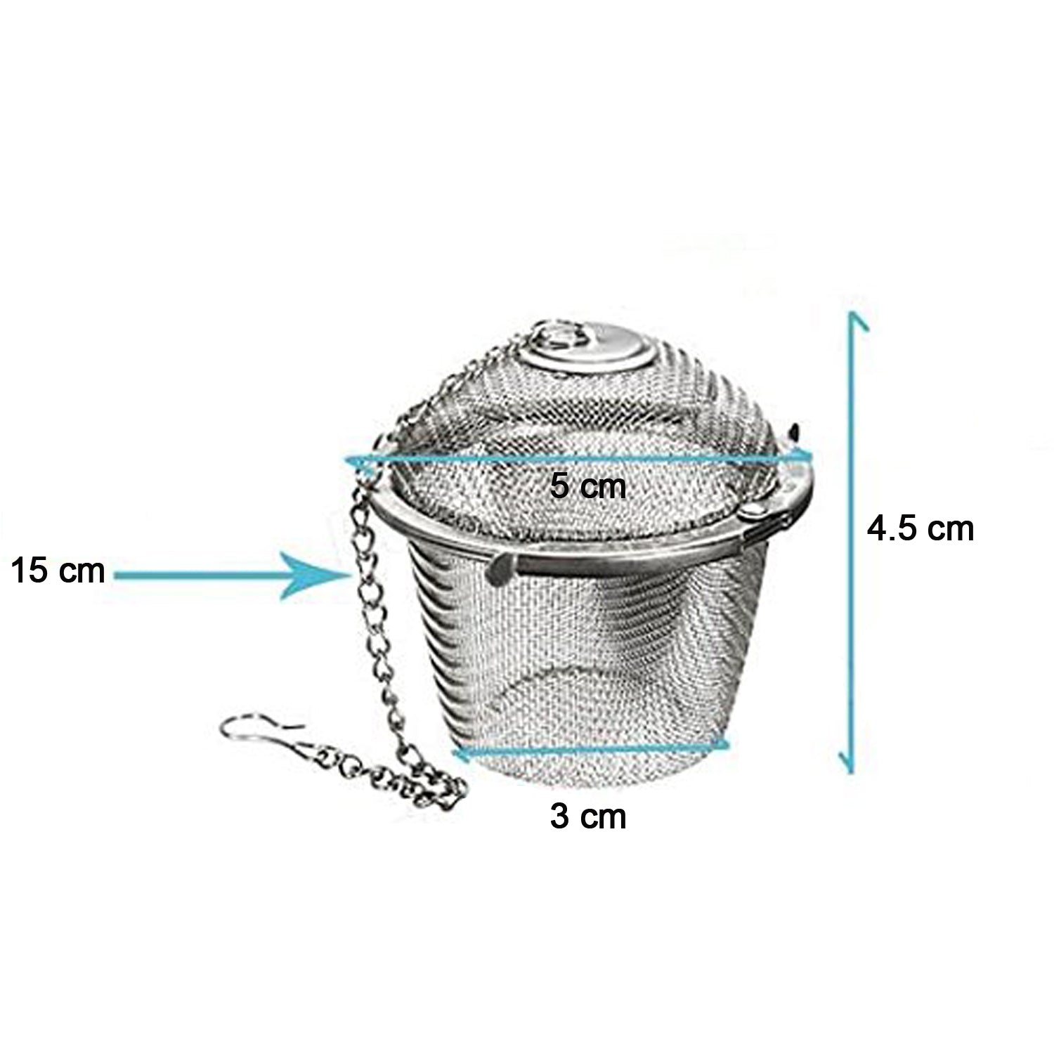 SS Easy Tea Filter used for filtering tea purposes while making it in all kinds of official and household kitchen places etc. - Image 5