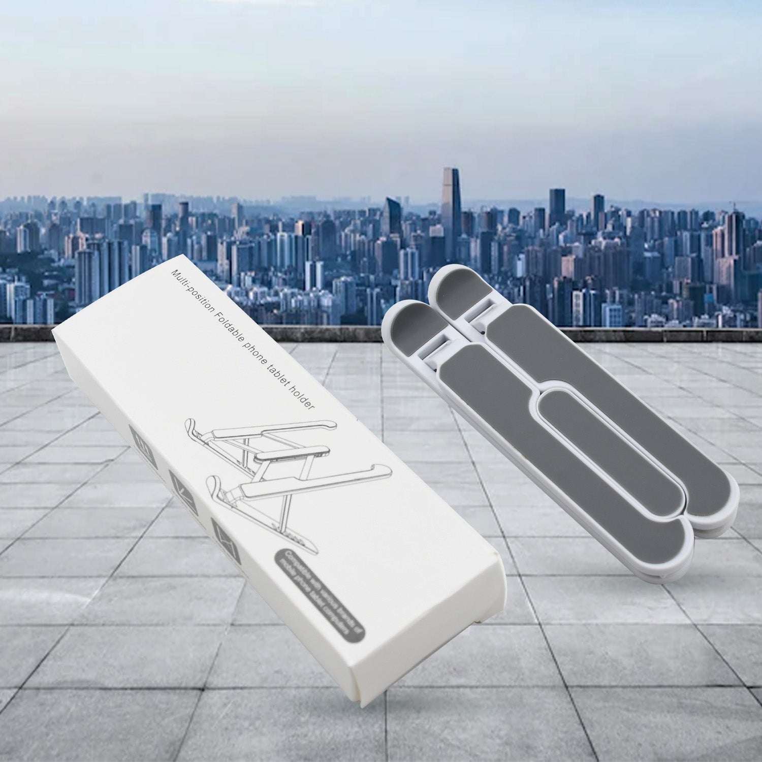 ADJUSTABLE TABLET STAND HOLDER WITH BUILT-IN FOLDABLE LEGS AND HIGH QUALITY FIBRE - Image 4