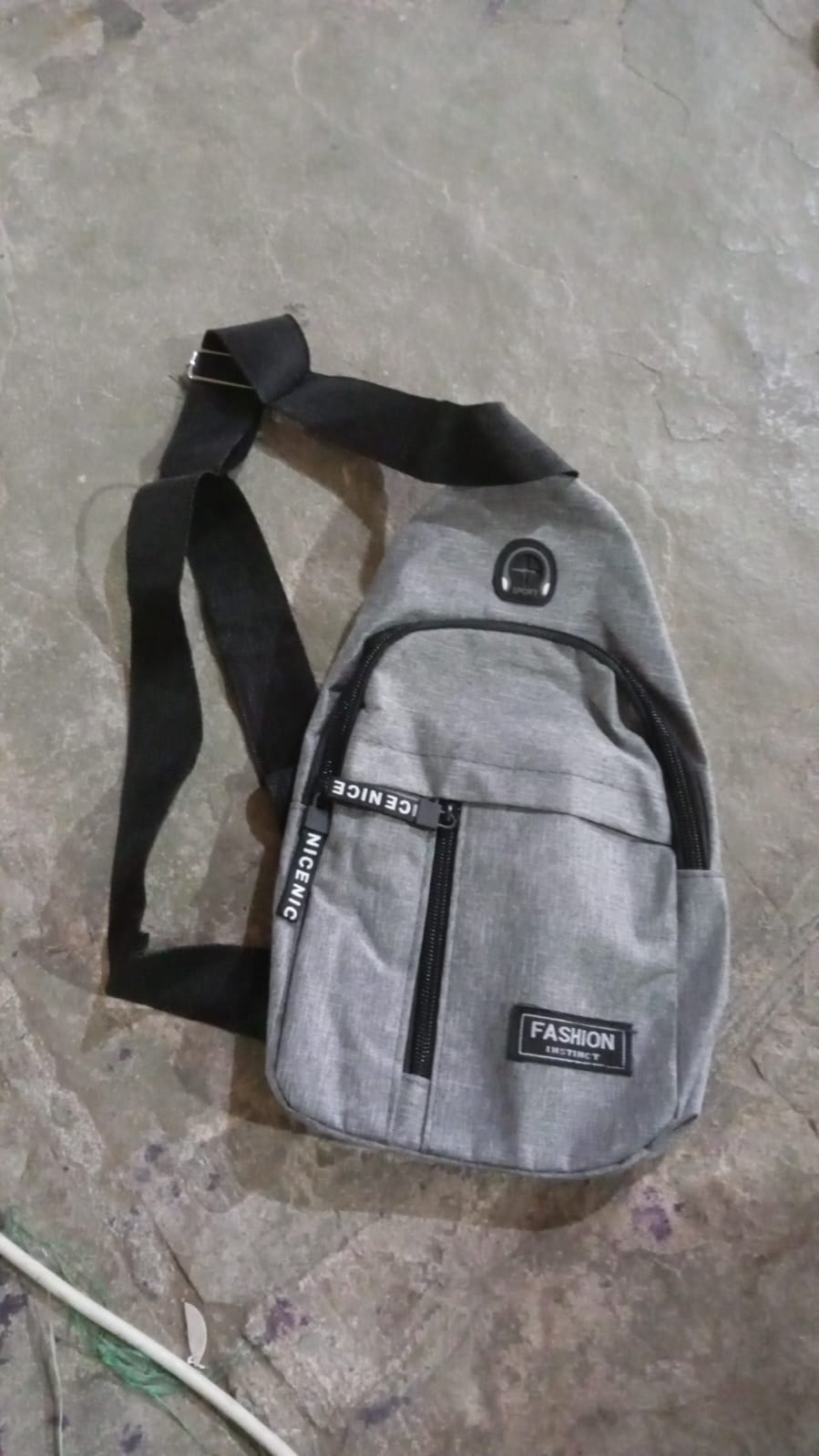 Waterproof Anti Theft Cross-body fanny pack waist bag, Shoulder Bags Chest Men Casual fashion USB Charging earphone hook Sling Travel Bag (1 Pc) - Image 8