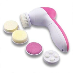 5-in-1 Smoothing Body & Facial Massager (Pink)