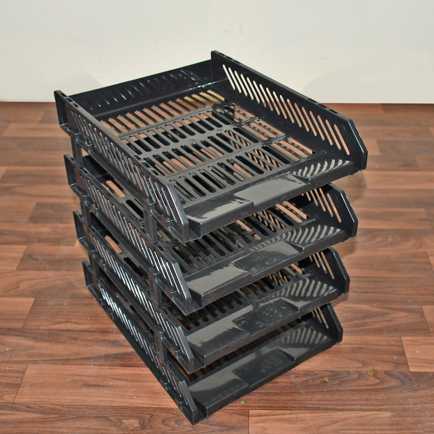 4-Layer Multifunctional File Rack with Drawers for Office Desk - Image 10