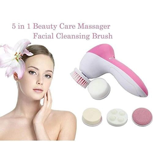 5-in-1 Smoothing Body & Facial Massager (Pink) - Image 3
