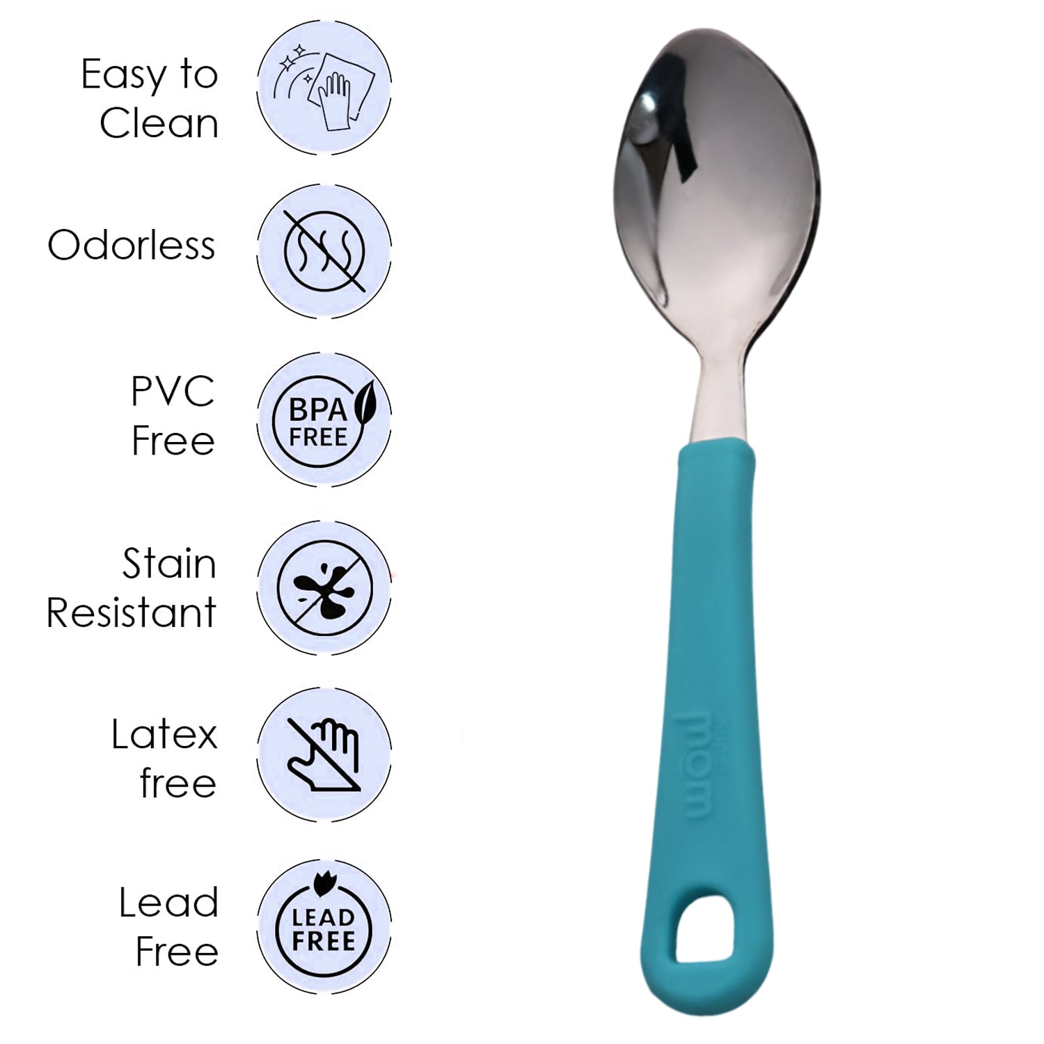 Supermom Stainless Steel Tea Spoon (6 Pc Set) - Image 6