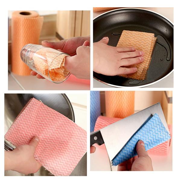 Non Wooven Fabric Disposable Handy Wipe Cleaning Cloth Roll, Tissue Roll (1Pc) - Image 9