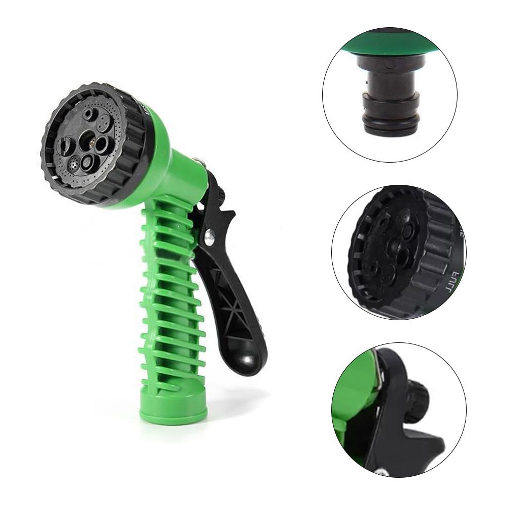 Plastic Garden Hose Nozzle Water Spray Gun Connector Tap Adapter Set - Image 6