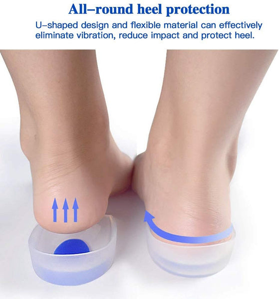 Gel Heel cups Silicon Heel Pad for Heel Ankle Pain - Image 8