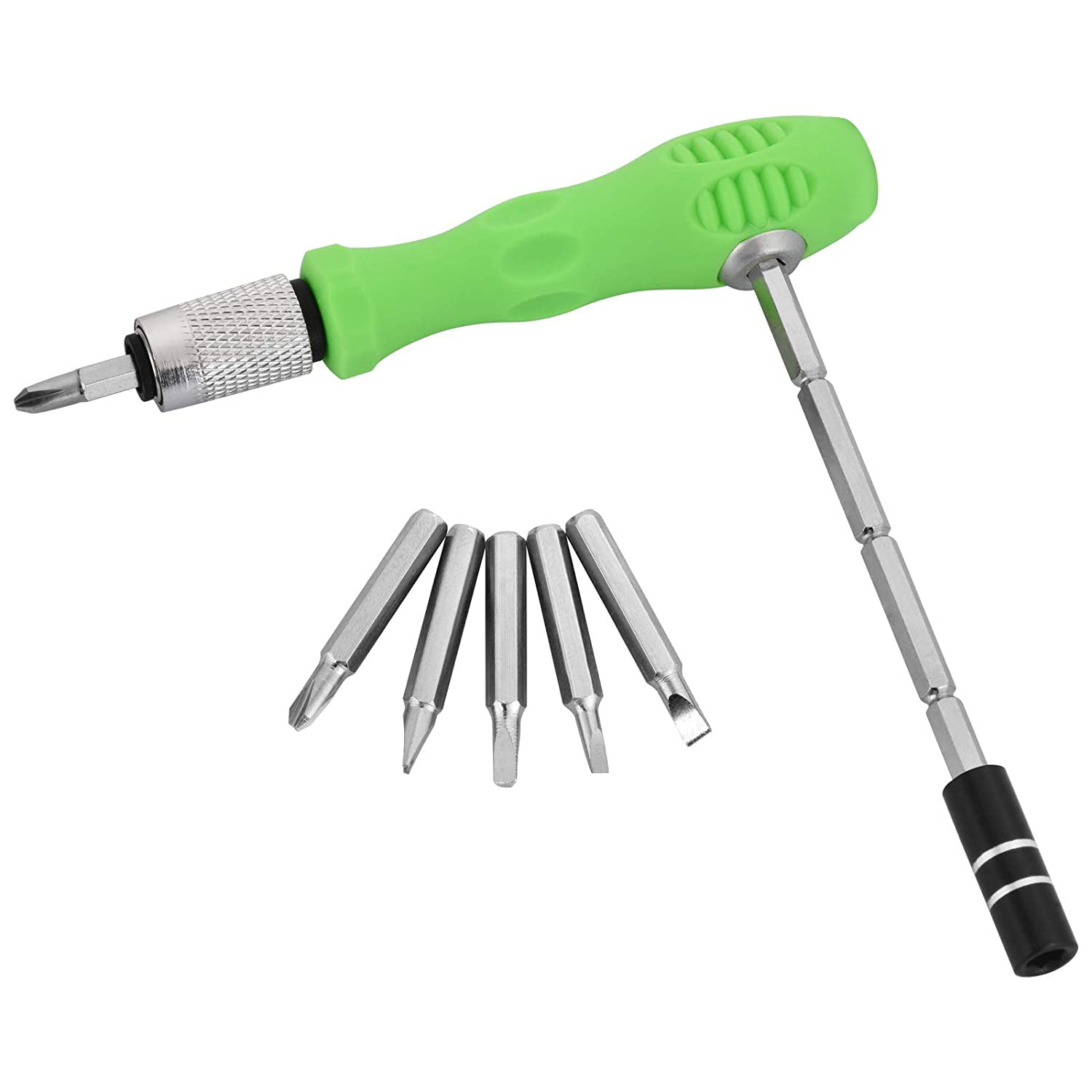 32 in 1 Mini Screwdriver Bits Set with Magnetic Flexible Extension Rod - Image 7