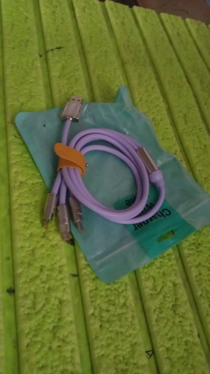 3 in 1 Multi Super Fast Charging Cable (1 Pc) - Image 7
