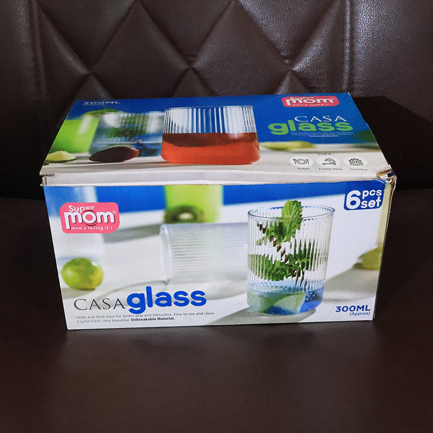 Supermom Plastic Casa Glass Set (6 Pc) - Image 9