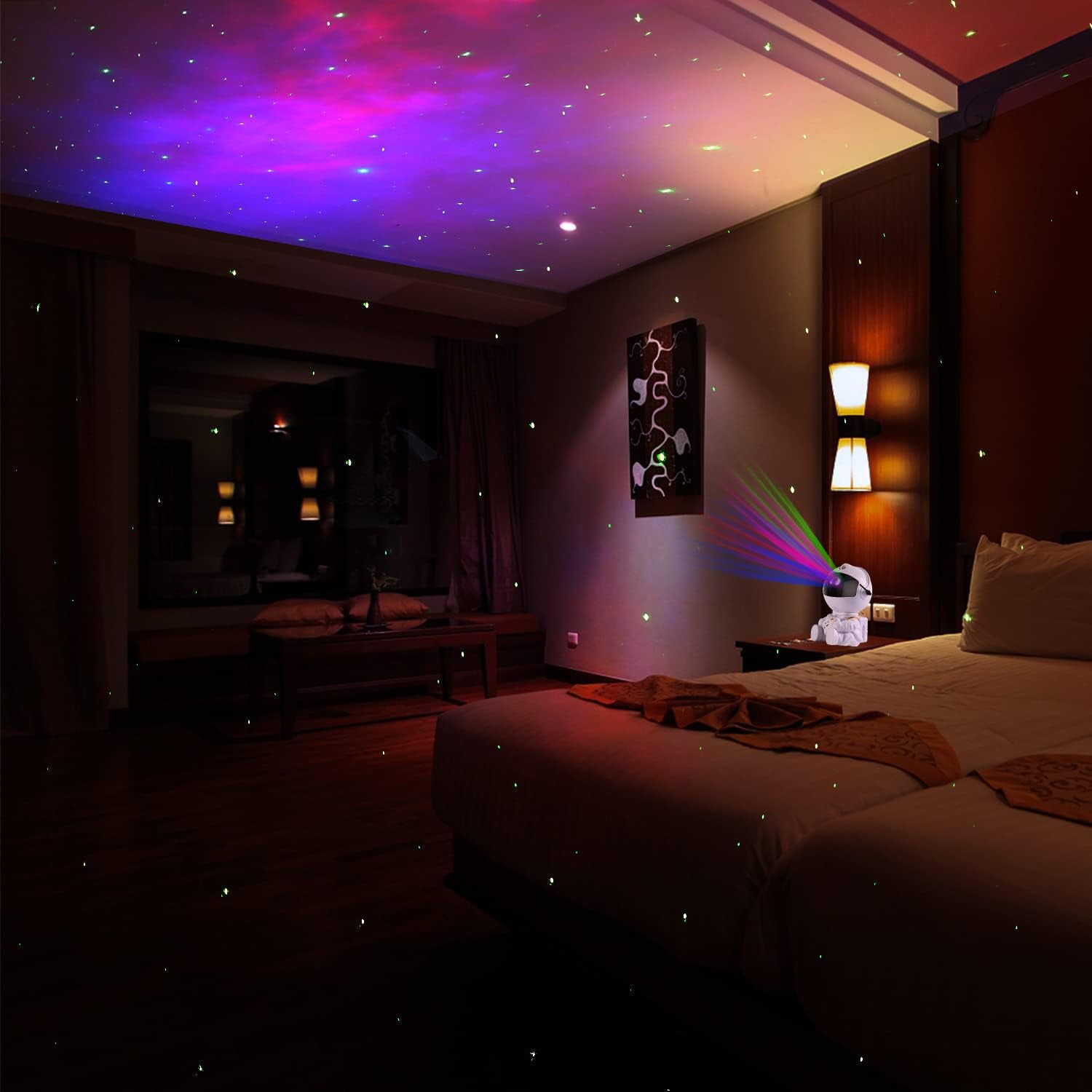 Premium Astronaut Galaxy Projector Night Light with Remote Control - Image 3