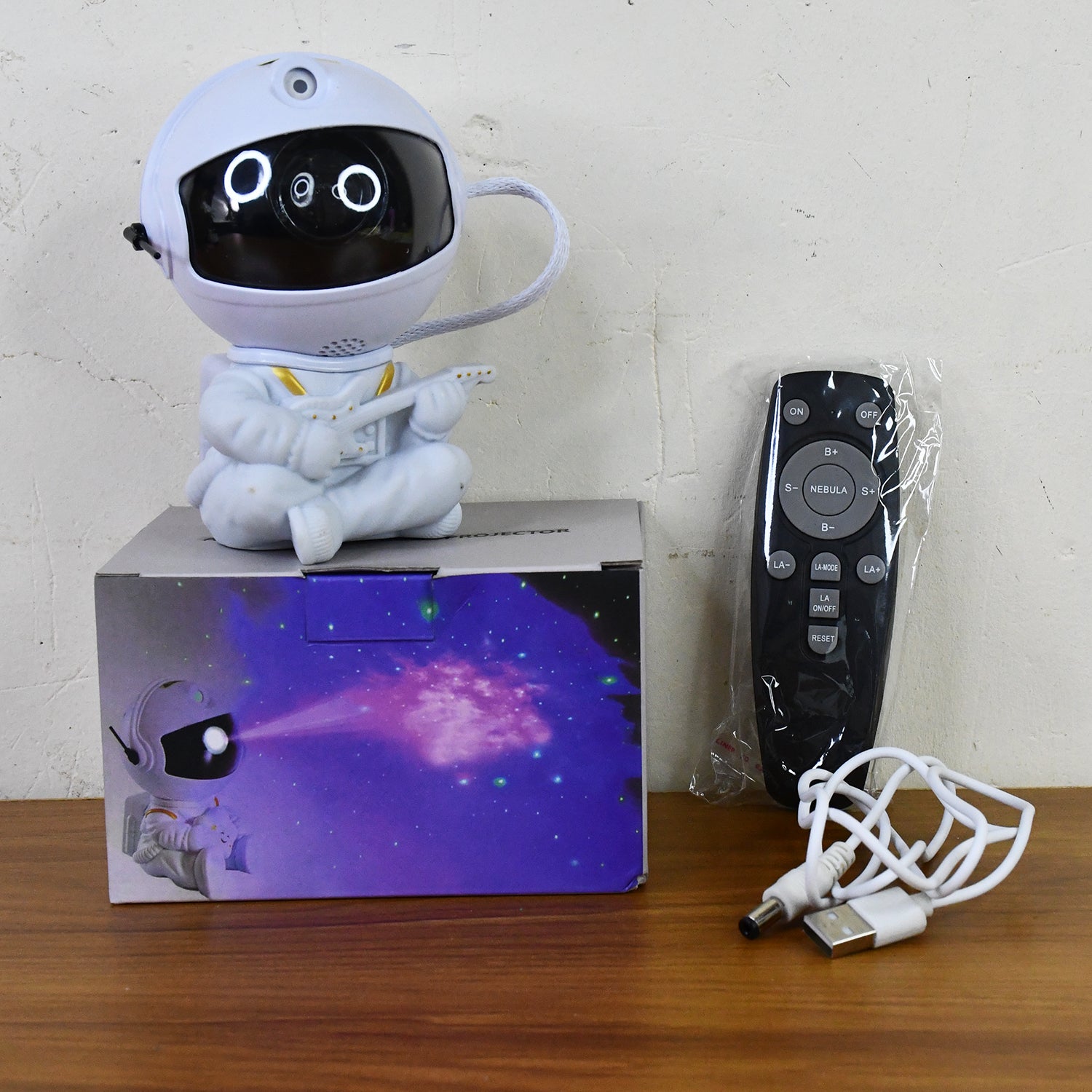 Premium Astronaut Galaxy Projector Night Light with Remote Control - Image 7