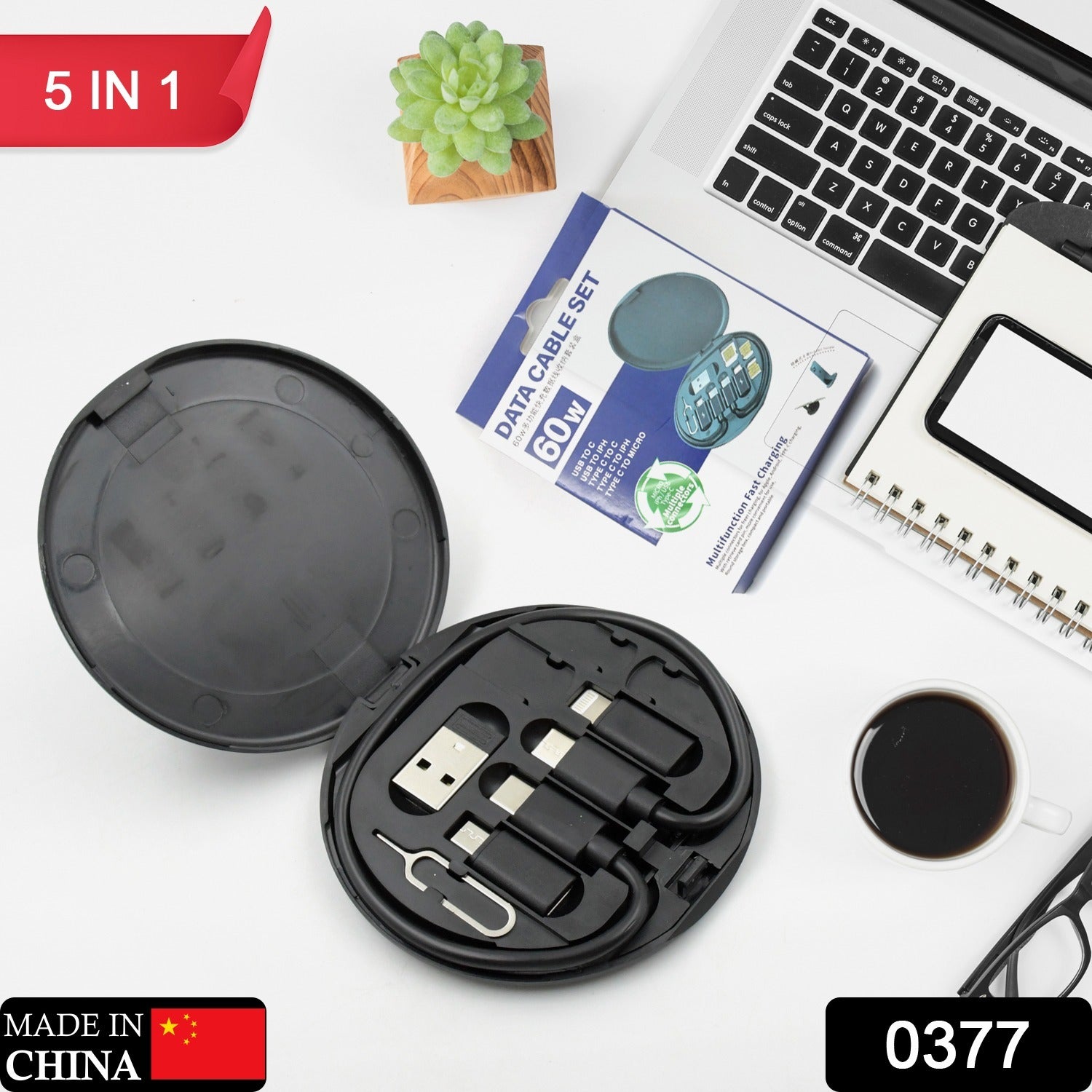 5-in-1 Charging Kit: Universal Cable for Every Device! - Image 2