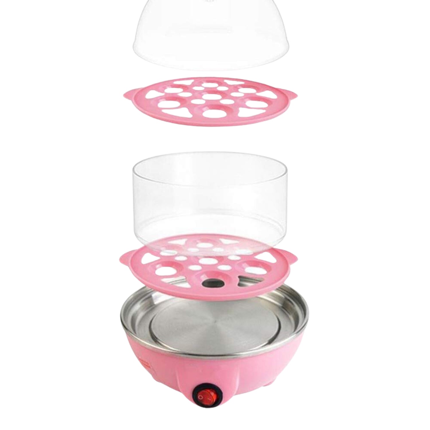 Egg Boiler / Poacher / Cooker / Electric Steamer (2 Layer) - Image 3