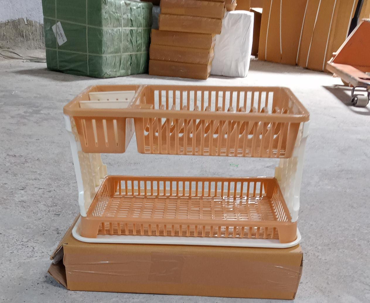 Kitchen Organizer Rack with Water Storing Tray / Dish Rack - Image 4