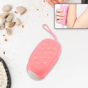 Super Soft Silicone Bath Brush – Double-Sided Body Scrubber for Deep Cleansing & Exfoliation (1 Pc)