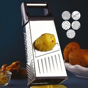 Apex 5-in-1 Master Stainless Steel Multipurpose Slicer and Grater