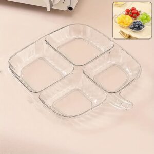 Plastic Kitchen Trays for Serving (4 Compartment / 1 Pc)