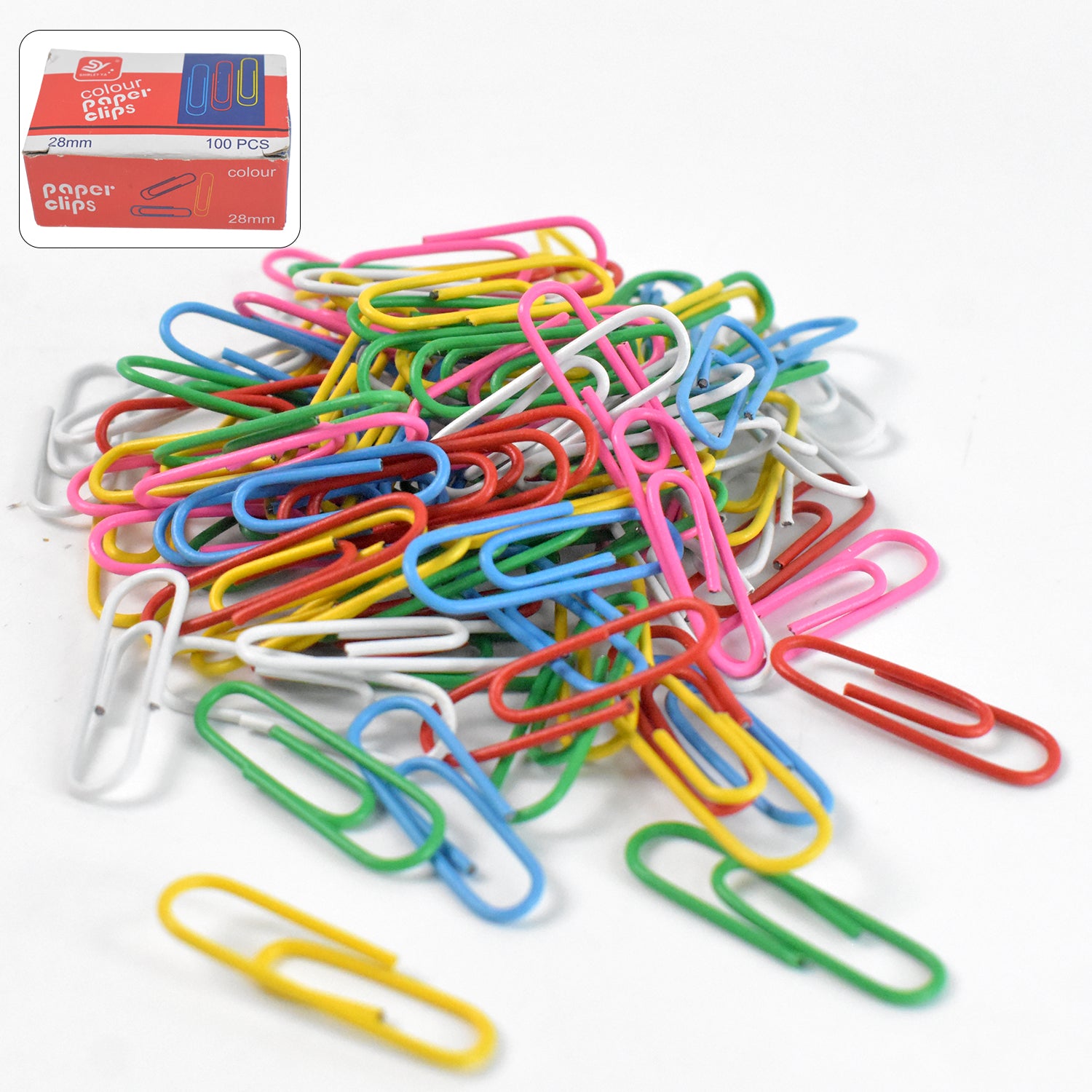 Metal U Shape Paper Pin / Clip 28 mm (100 Pcs Set) - Image 3