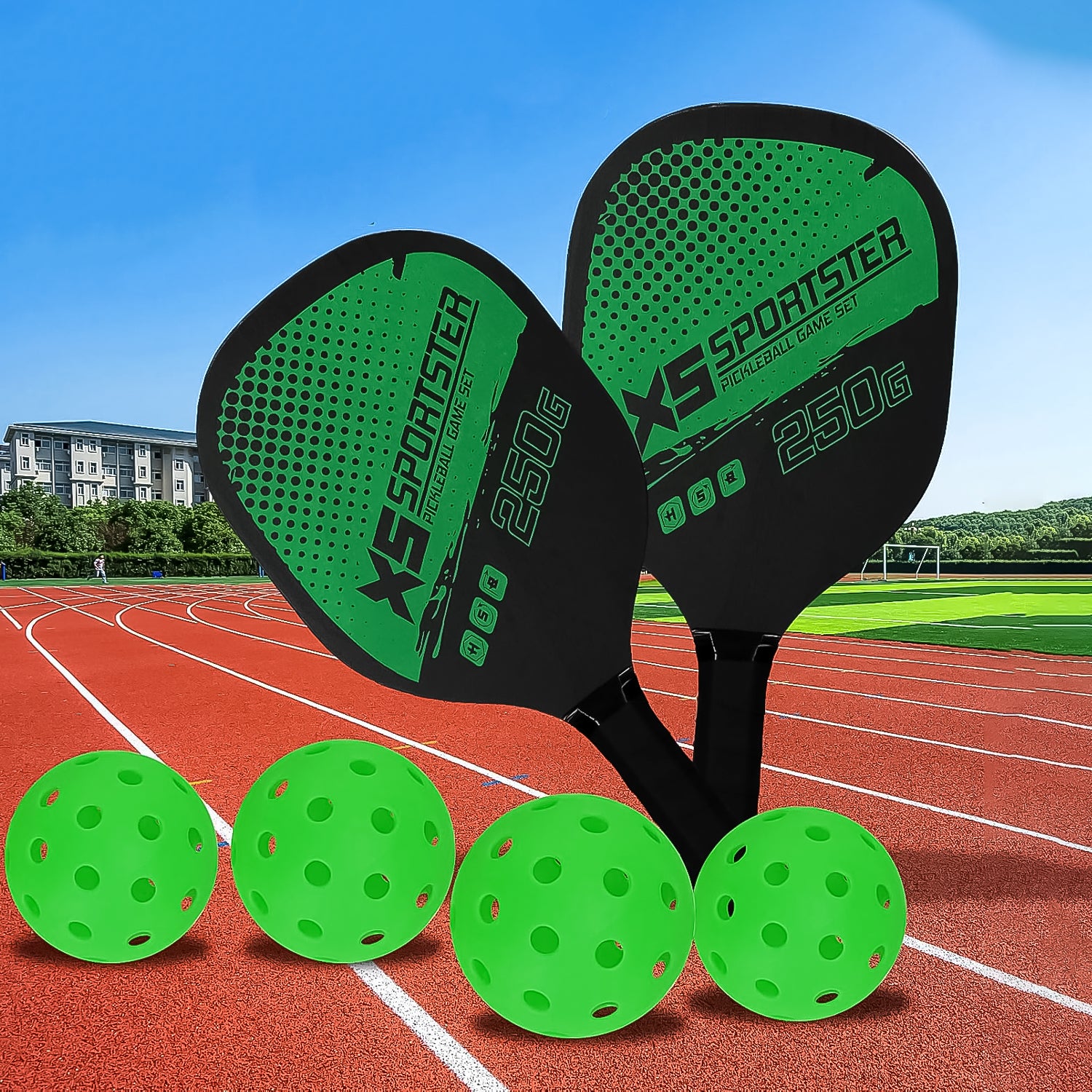 Knx Professional Outdoor Pickleball Paddle and Ball (1 Set) - Image 3