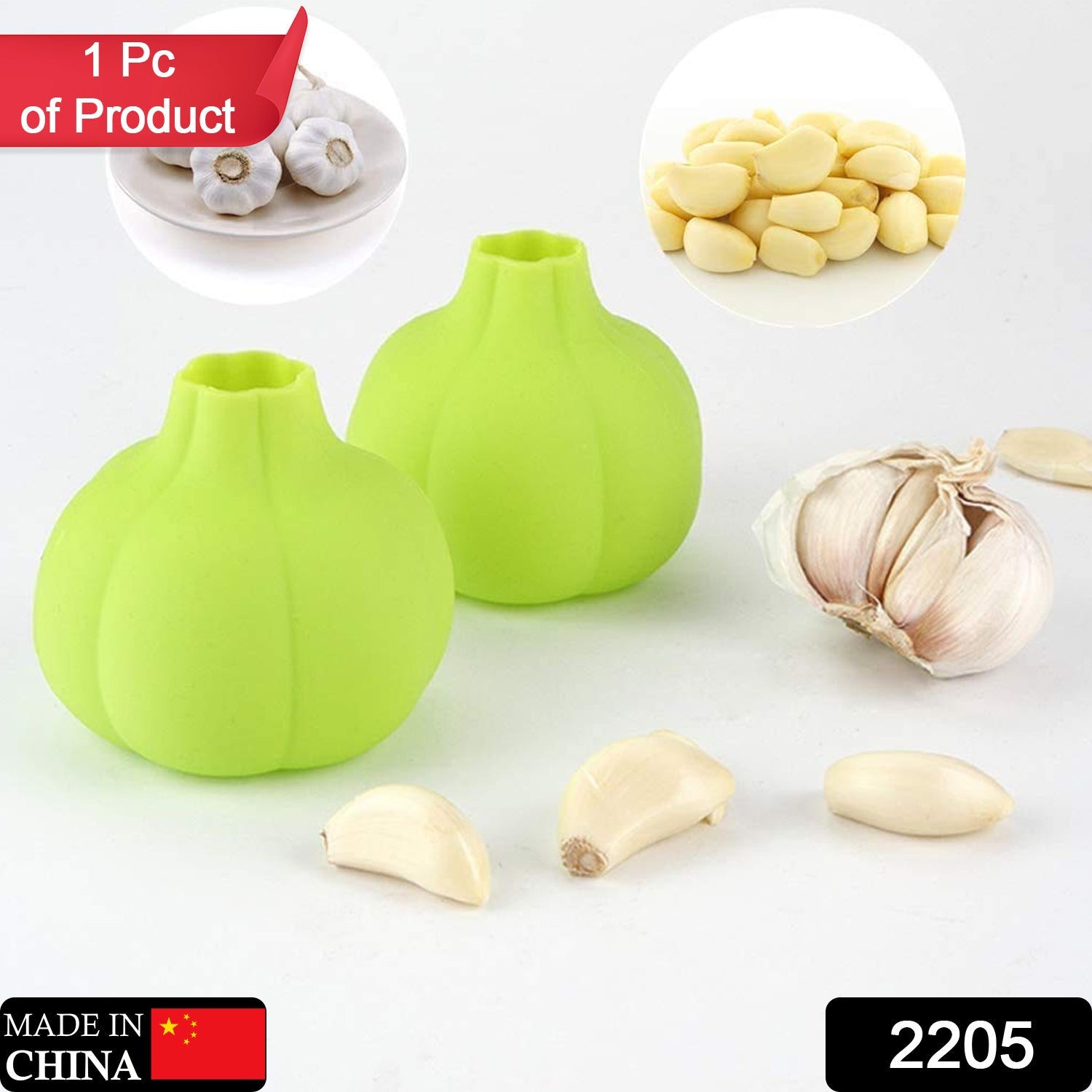 Silicone Ginger Garlic Manual Peeler - Image 2
