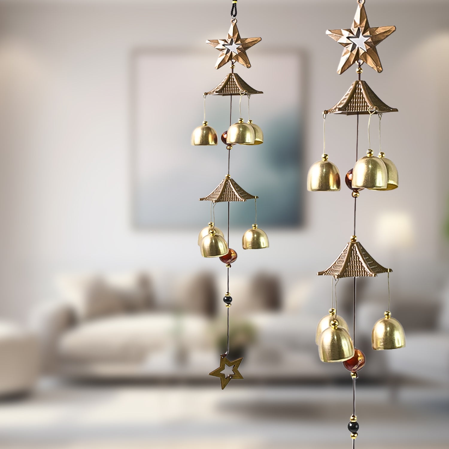 Home Decor Wind Chimes Outdoor Hanging (1 Pc) - Image 3