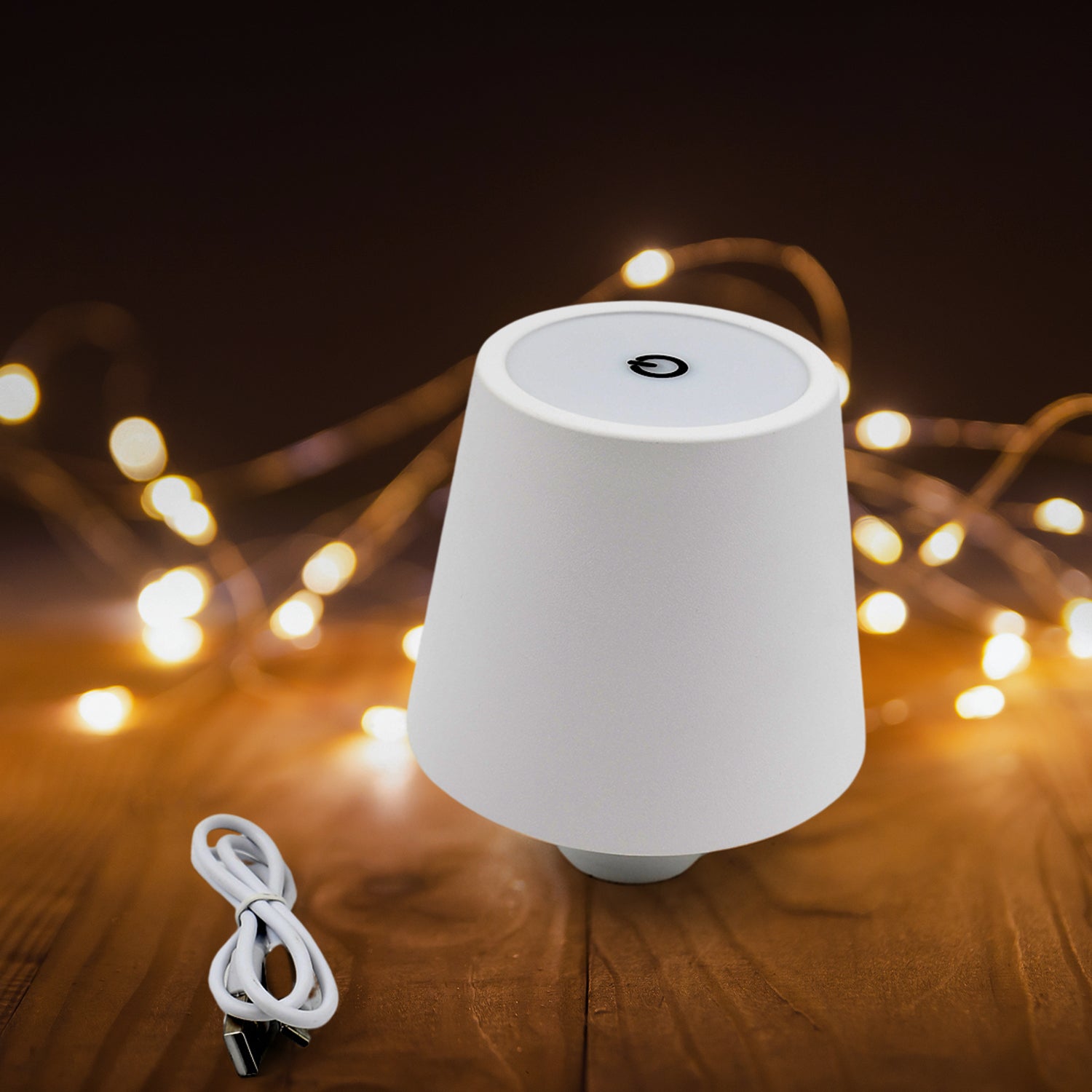 USB Rechargeable LED Bottle Lamp – 3 Color Dimmable Wireless Table Light for Home & Bar (1 Pc) - Image 3