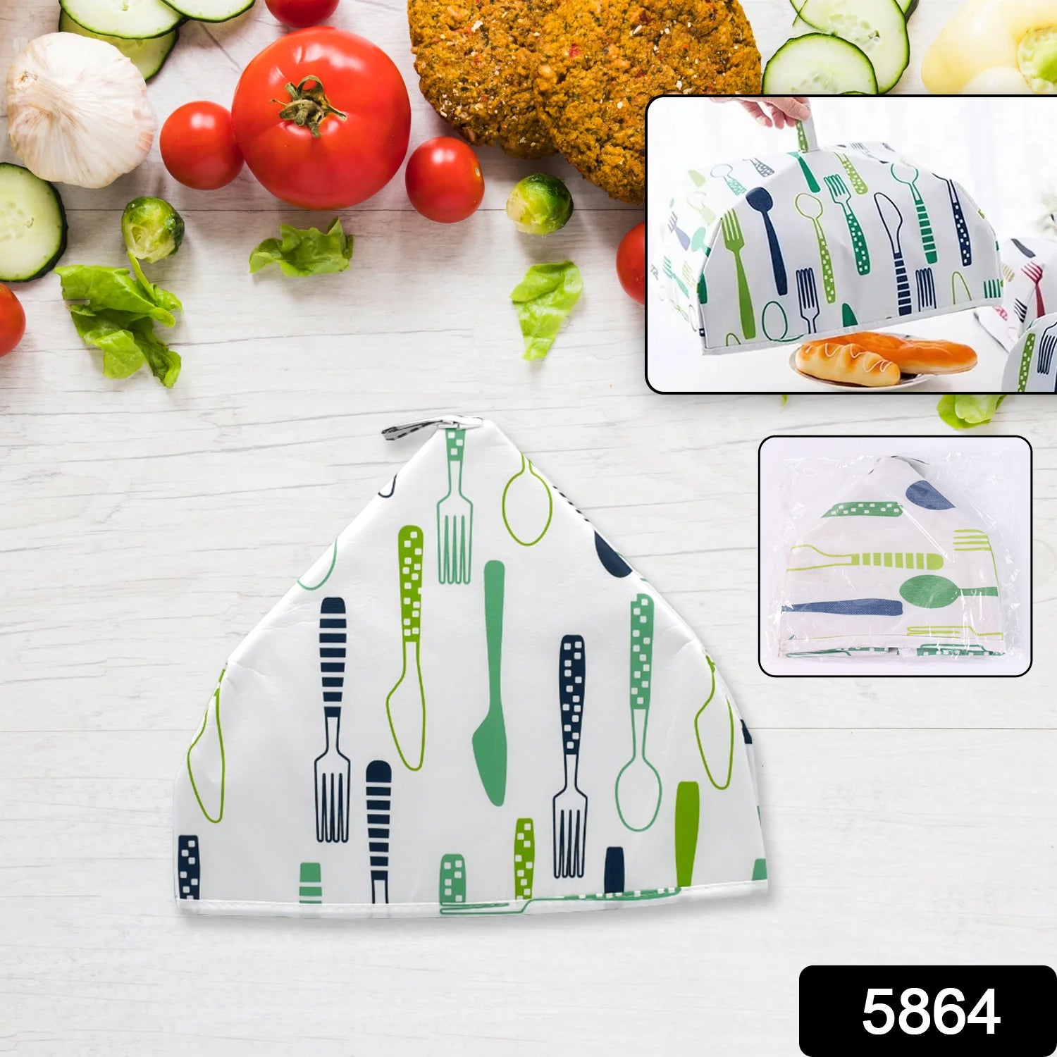 Foldable Food Covers, Kitchen Lid Foldable Cover (1 Pc / Small) - Image 2