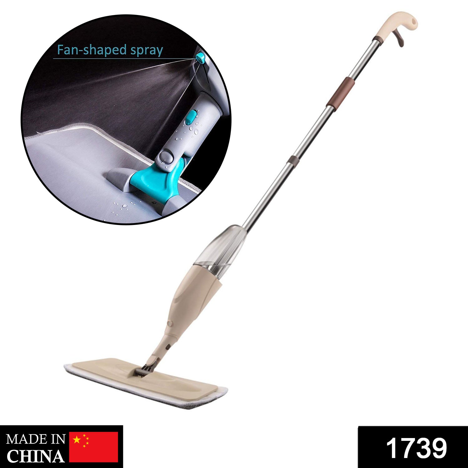 Floor Cleaning Spray Mop with Removable Washable Cleaning Pad - Image 2
