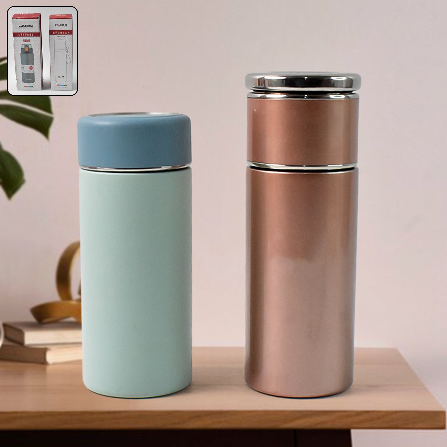 Stainless Steel Travel Water Bottle Approx 350ml (1 Pc) - Image 3