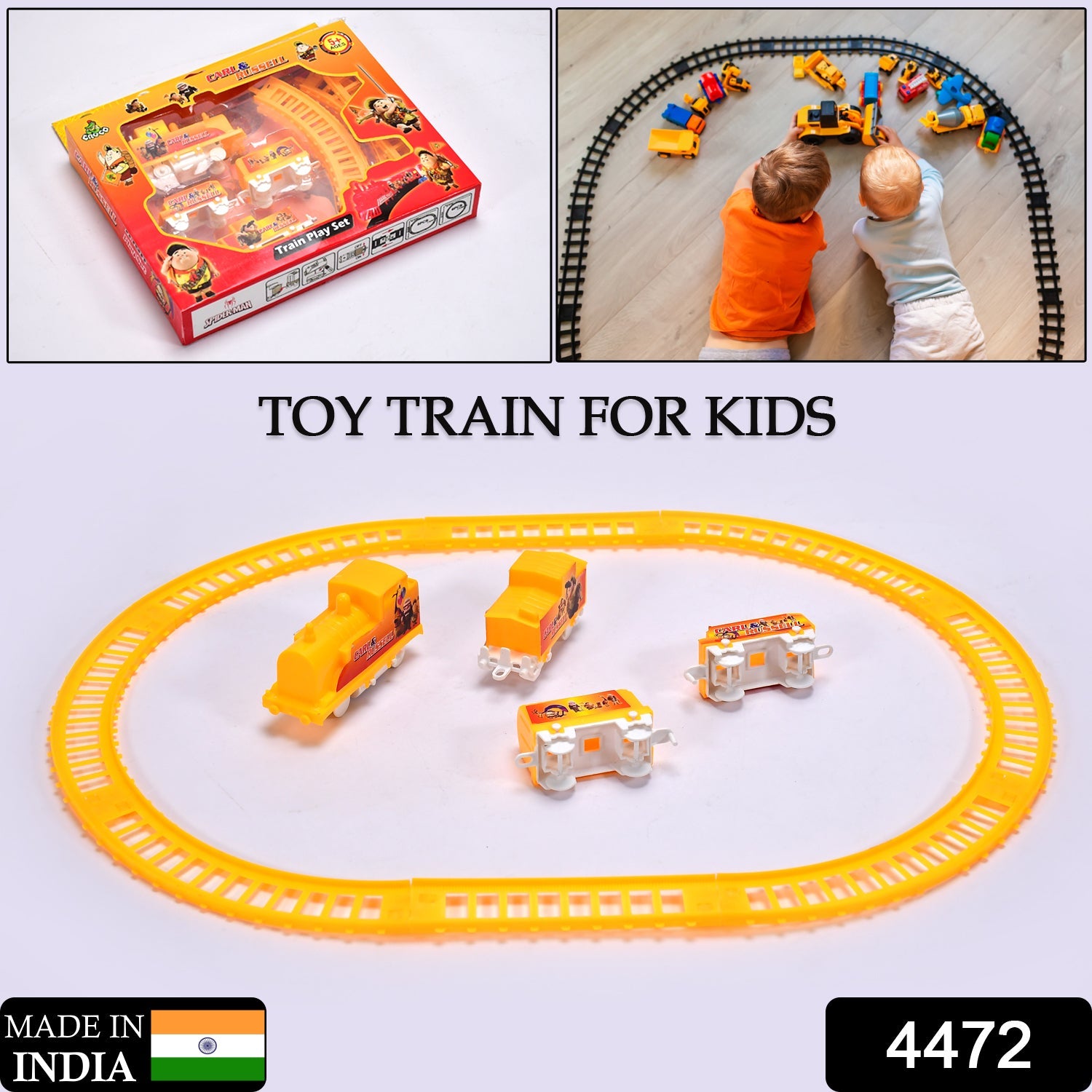 Kids High-Speed Battery Operated Train Set - Image 2