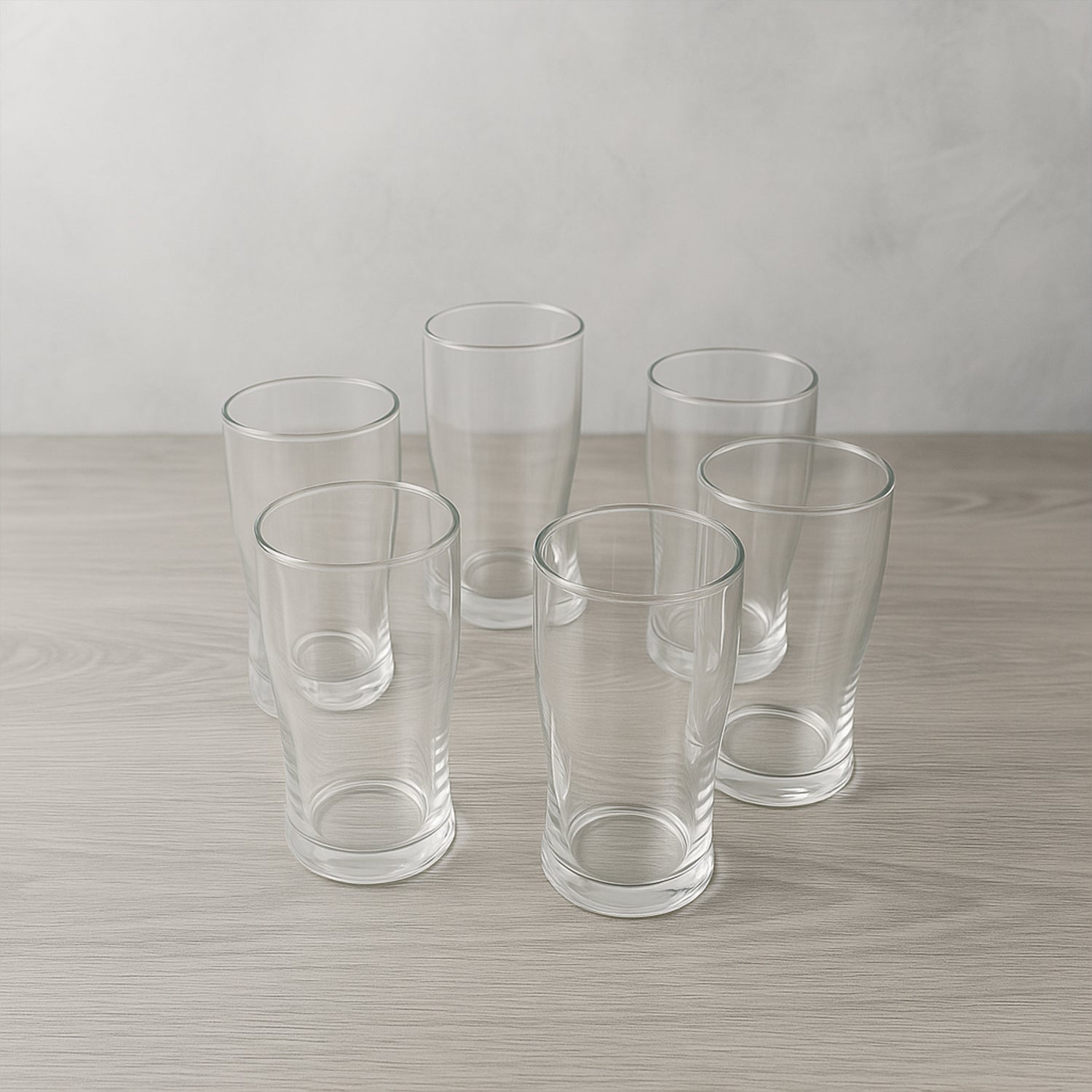 Apex Vista Unbreakable Pitcher Glass Set – 350 ML (Approx) | 6-Piece - Image 3