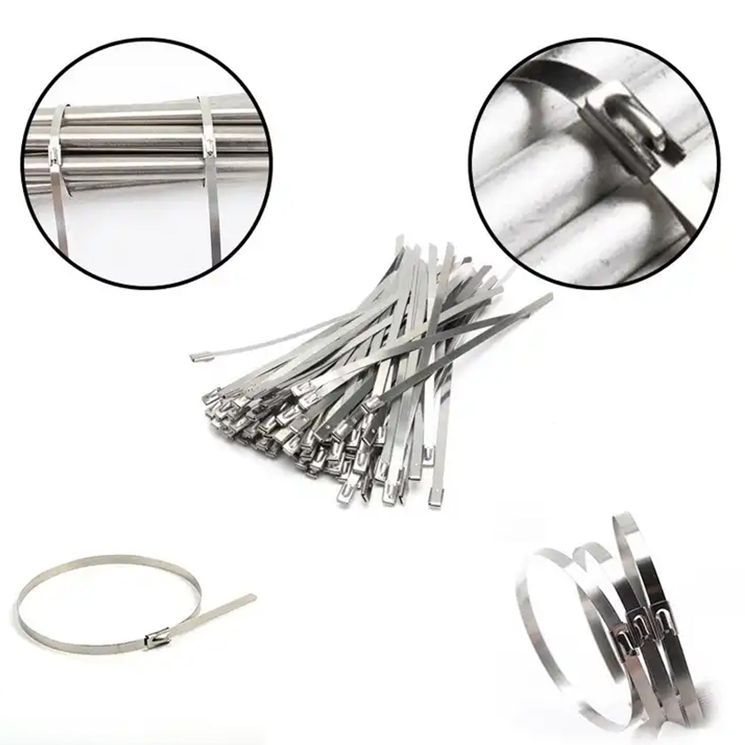 Stainless Steel Cable Ties for Solar & Home Use (100 Pc, 4.6x100mm) - Image 6