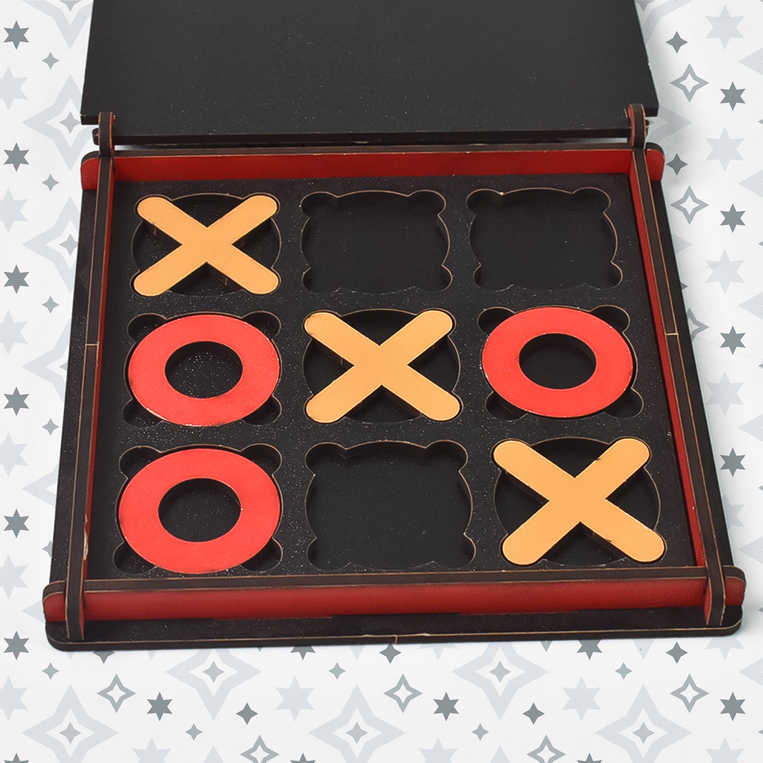 X & Zero Wooden Board Game (1 Set) - Image 5