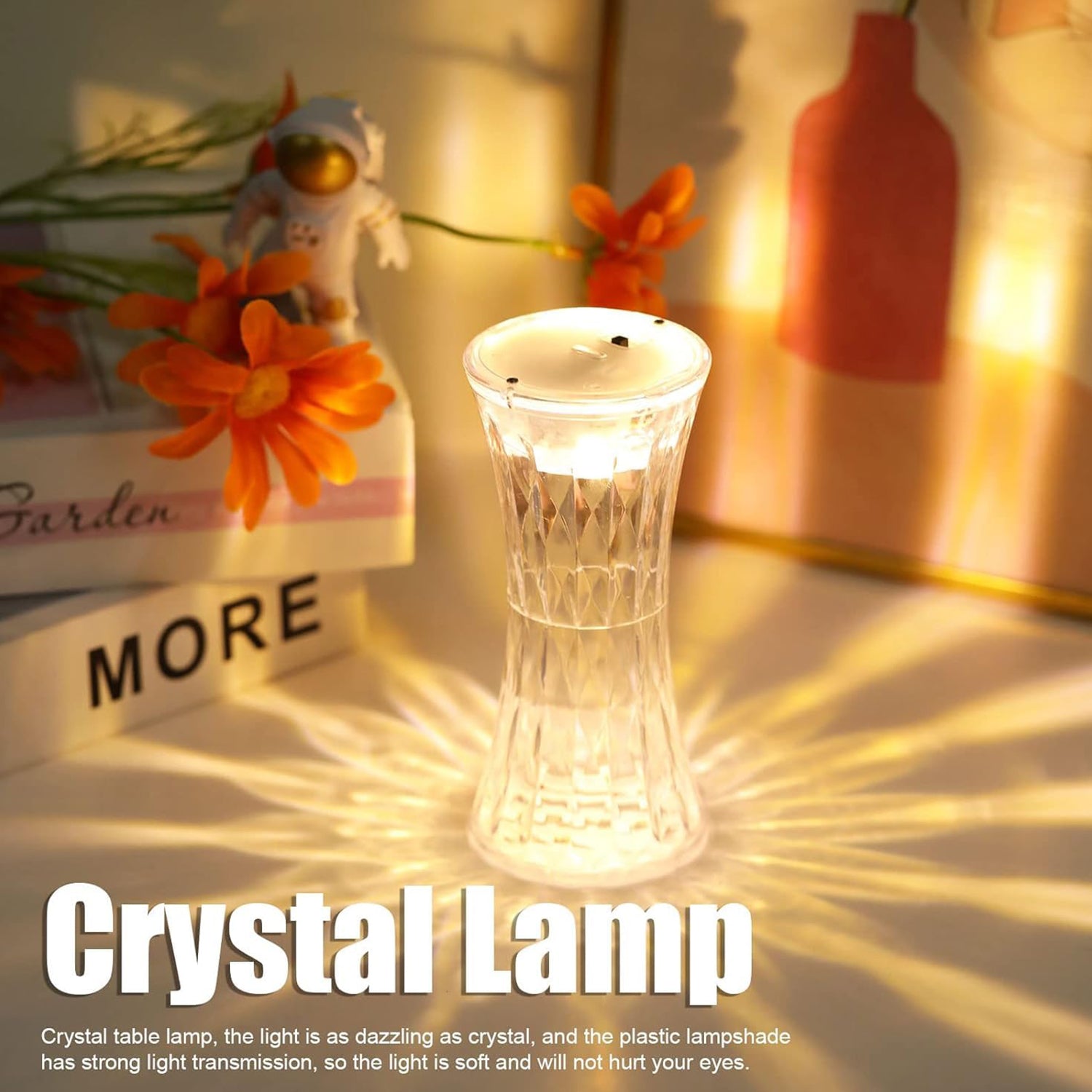Crystal Lamp, Universal Night Light, Soft Lighting, Diwali (1 Pc) - Image 5