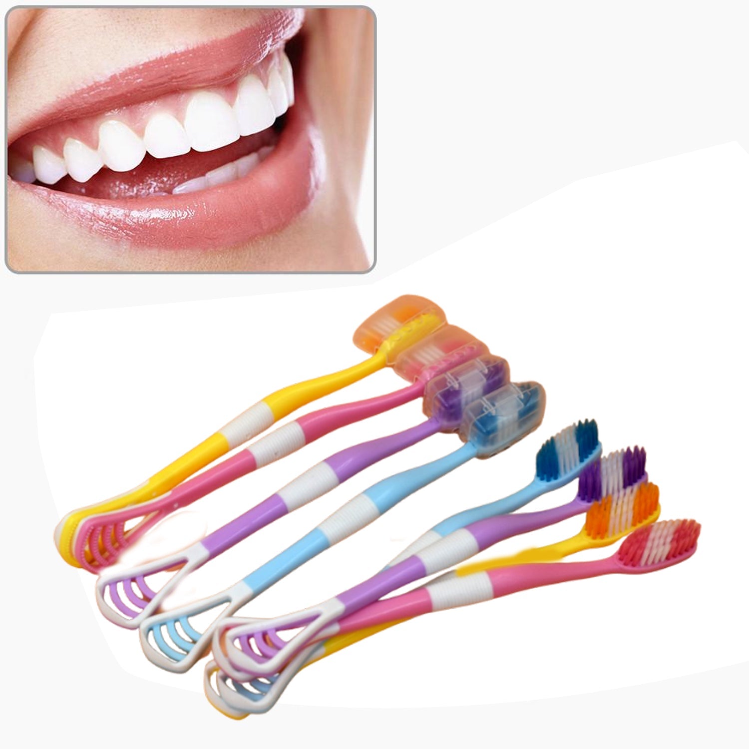 8 Pc 2-in-1 Toothbrush Case for Family Use - Image 8